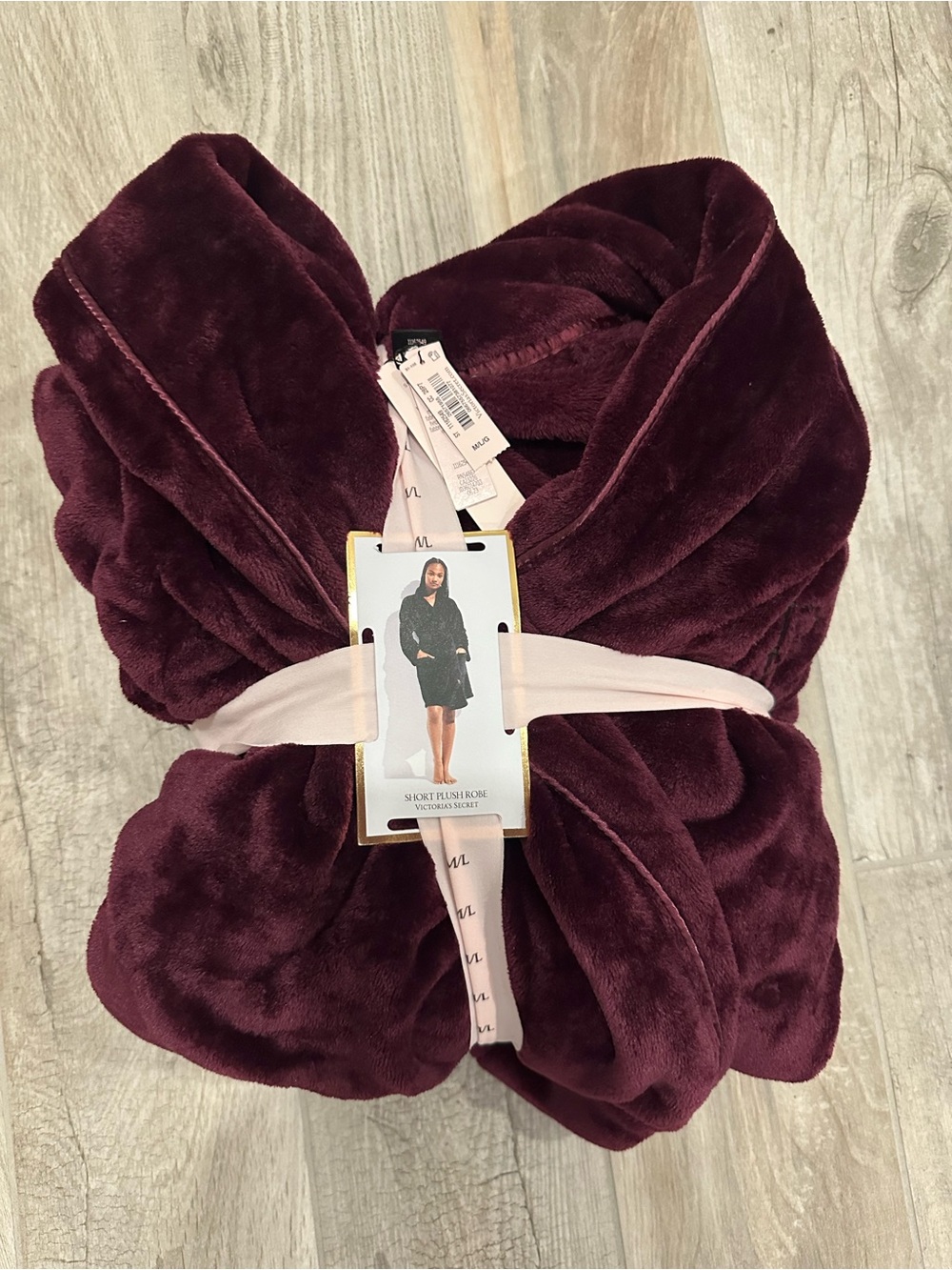 Short Plush Robe
